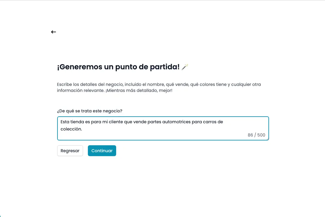 Creación de Catálogo con IA