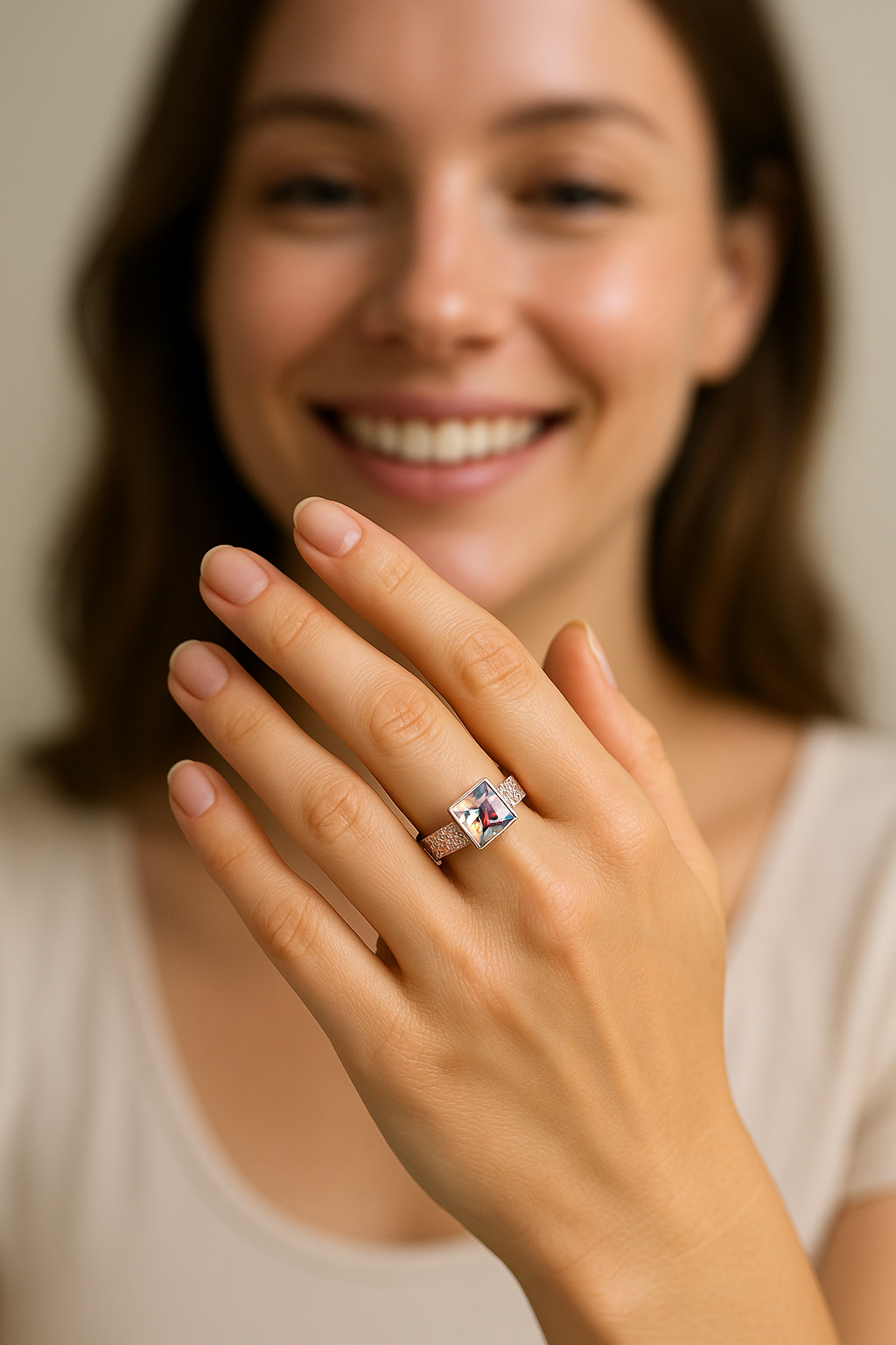 Anillo Diamante Eterno