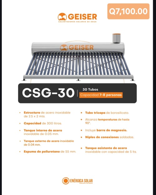Calentador Solar 300 Litros 