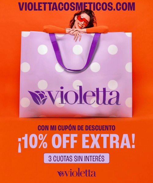 Tienda online de Violetta - 10% de descuento con mi código!