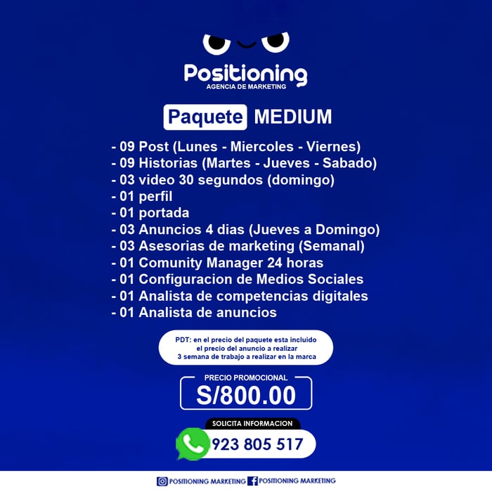 Paquete Medium