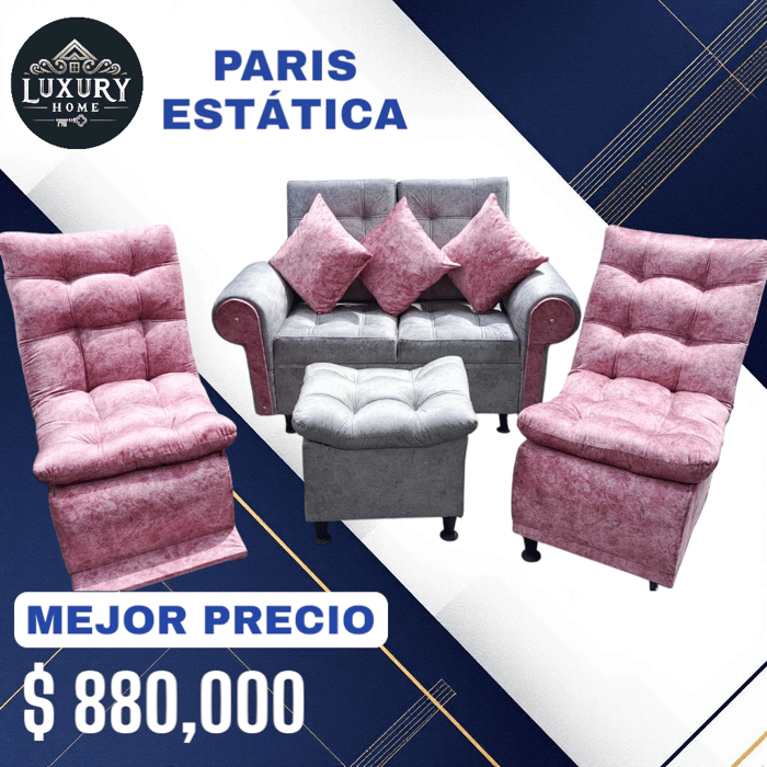 880.000 COP- PARIS CON SOFA ESTATICO