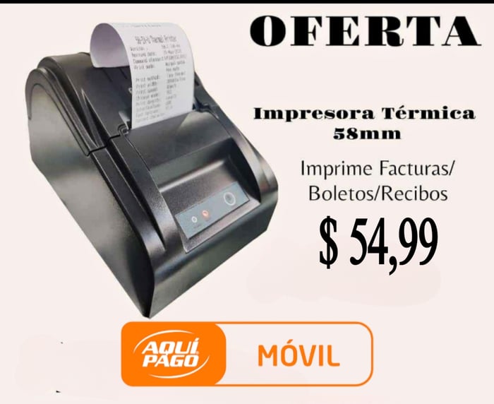 Impresora Térmica Bluetooth de 88 mm