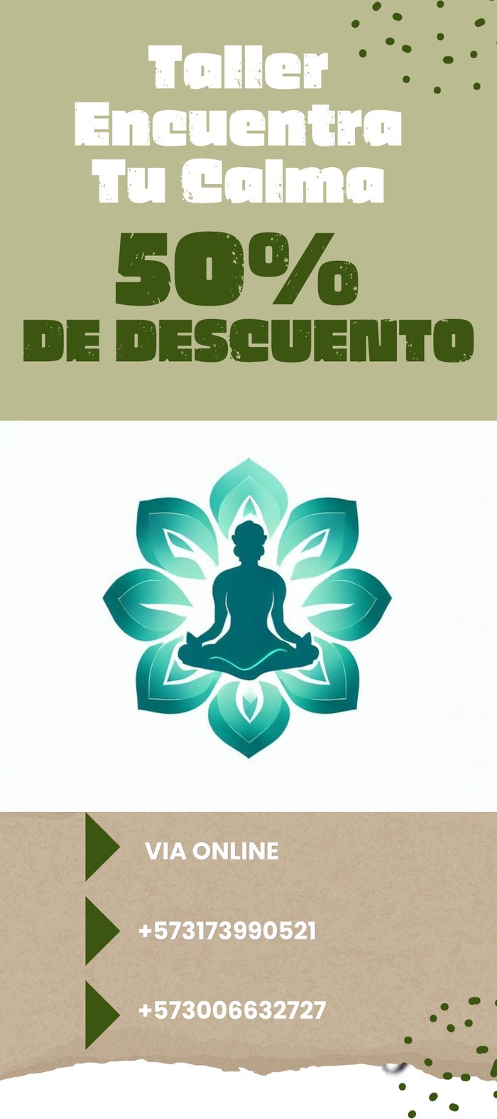 Taler de sanacion encuentra tu calma