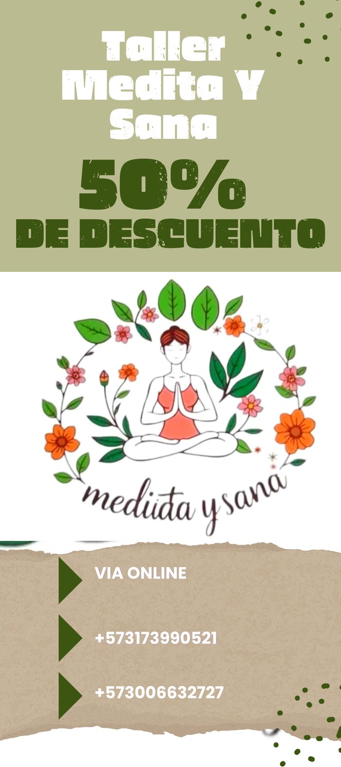 Taller De sanacion Medita Y Sana 