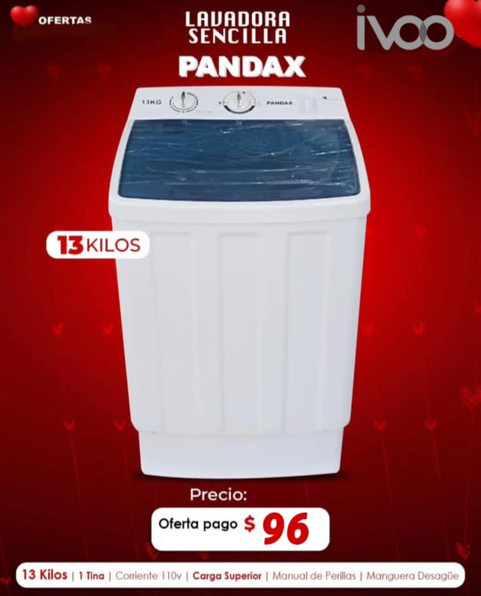Lavadora Semiautomática 