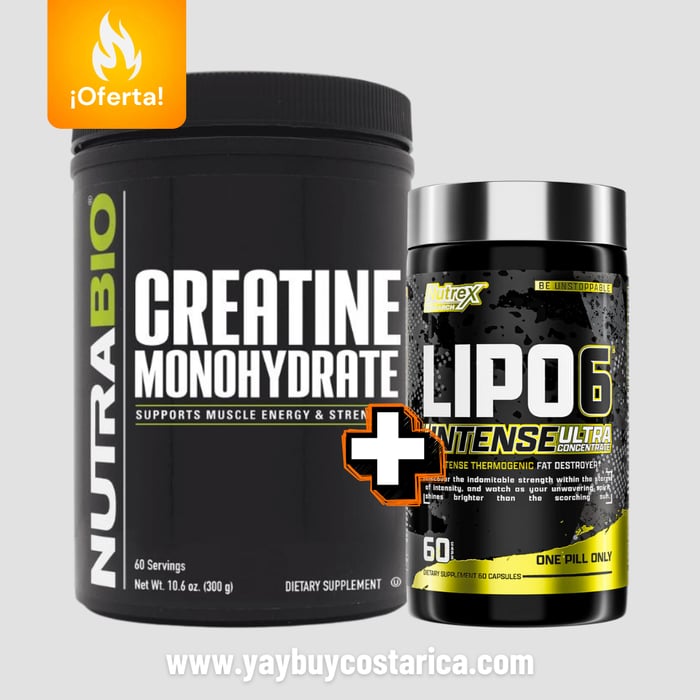 Oferta | Creatina Monohidrato + LIPO6 Intense