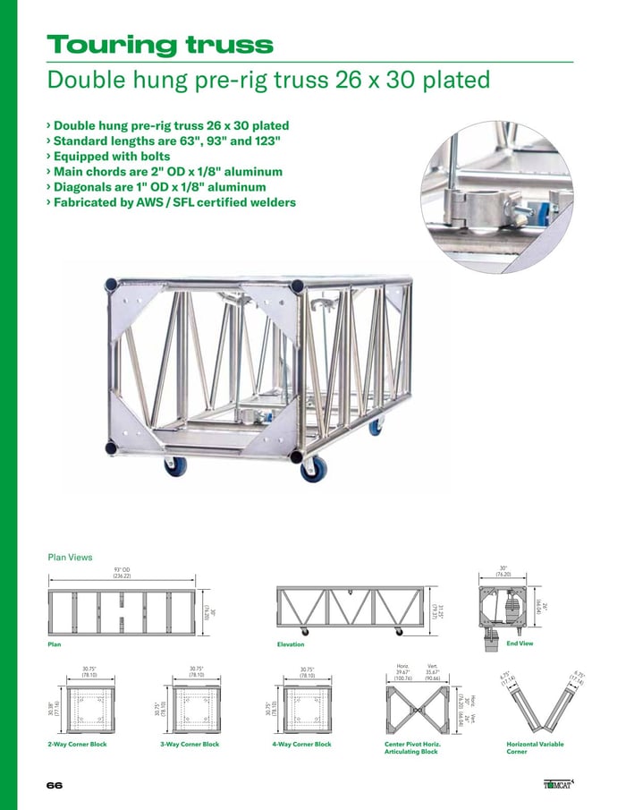 Truss TOMCAT PRT originales 