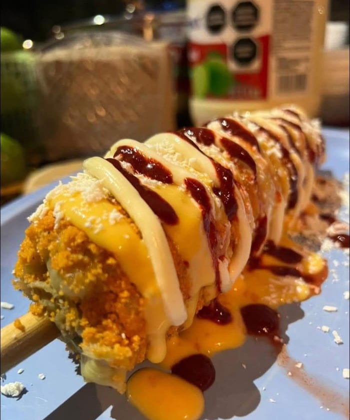 Elote empanizado