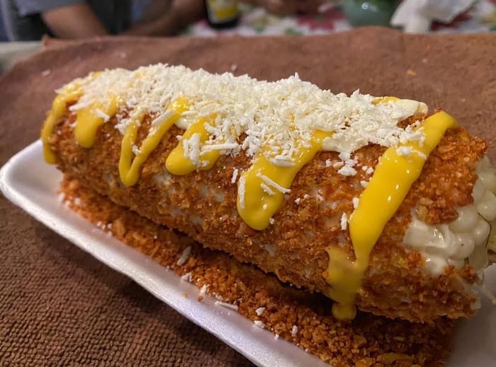 Elote empanizado