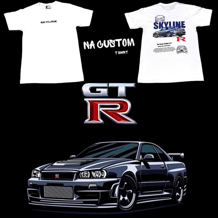 Camiseta Nissan Skyline R34