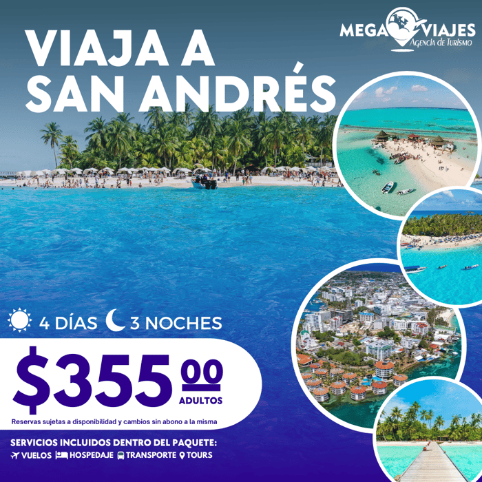 SAN ANDRÉS 4 DÍAS / 3 NOCHES