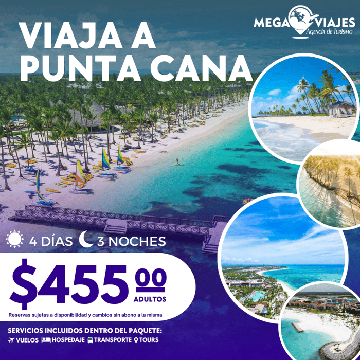 PUNTA CANA 4 DÍAS / 3 NOCHES